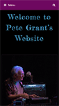 Mobile Screenshot of petegrant.com